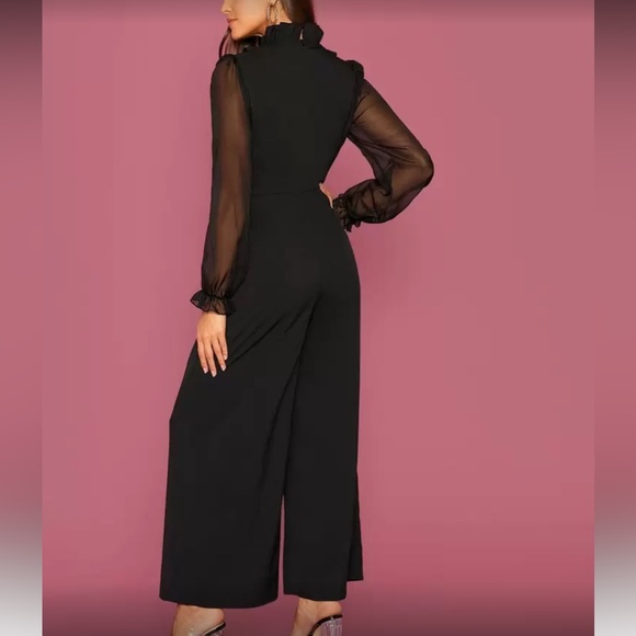 Elegant Black Jumpsuit - Picture 2 of 5